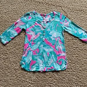 Lilly Pulitzer Linen Top